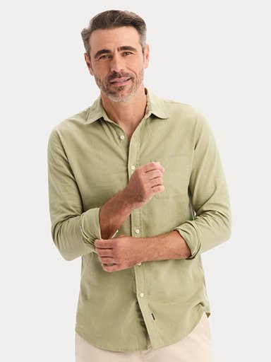 CAMISA MANGA LARGA SLIM FIT HOMBRE DOCKERS  - 3