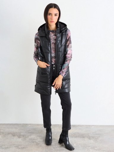 PARKA MUJER IO ACOLCHADA CAPUCHA DESMONTABLE - 1
