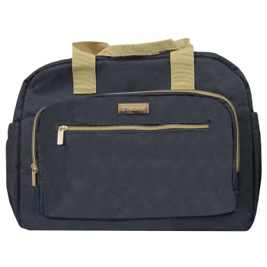 BOLSO MATERNAL BEBESIT PAÑA PREMIUM NEGRO/DORADO - 2