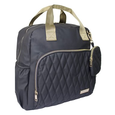 BOLSO PAÑALERA BEBESIT NEGRO NEGRO/DORADO - 1