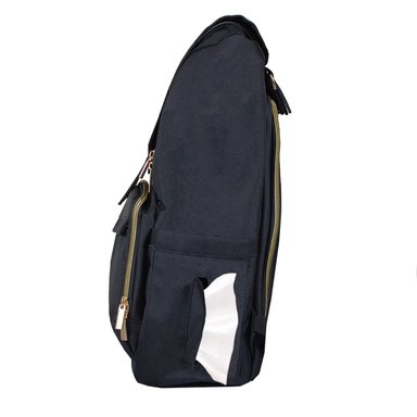 MOCHILA MATERNAL BEBESIT PAÑA PREMIUM NEGRO/DORADO - 3