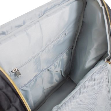 MOCHILA MATERNAL BEBESIT PAÑA PREMIUM NEGRO/DORADO - 7