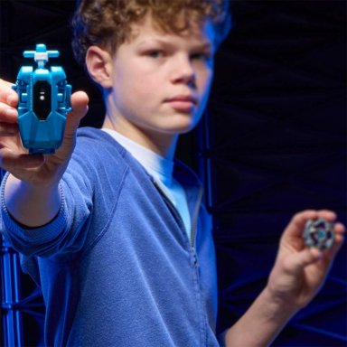 TROMPO BEYBLADE X SET PREMIUM DE LANZADOR CON CUERDA Y TOP COBALT DRAGOON 2-60C - 11
