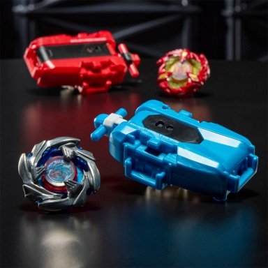 TROMPO BEYBLADE X SET PREMIUM DE LANZADOR CON CUERDA Y TOP COBALT DRAGOON 2-60C - 6