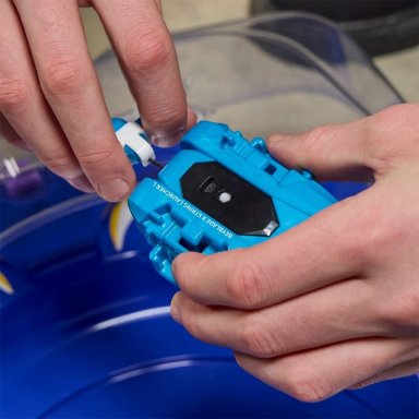 TROMPO BEYBLADE X SET PREMIUM DE LANZADOR CON CUERDA Y TOP COBALT DRAGOON 2-60C - 9