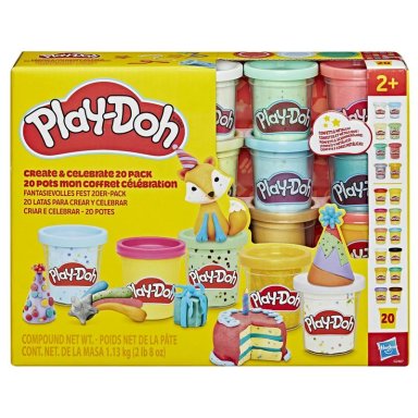 MASAS Y PLASTILINAS PLAY DOH 20 LATAS PARA CREAR Y CELEBRAR - 1