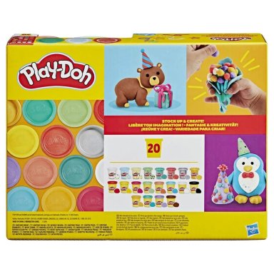 MASAS Y PLASTILINAS PLAY DOH 20 LATAS PARA CREAR Y CELEBRAR - 4