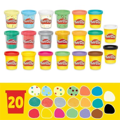 MASAS Y PLASTILINAS PLAY DOH 20 LATAS PARA CREAR Y CELEBRAR - 8