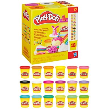 MASAS Y PLASTILINAS PLAY-DOH PACK DE 18 IMAGINE ANYTHING - 3