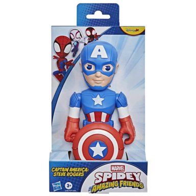 FIGURA DE ACCIÓN SPIDEY AND HIS AMAZING FRIENDS CAPITÁN AMÉRICA STEVE ROGERS - 3
