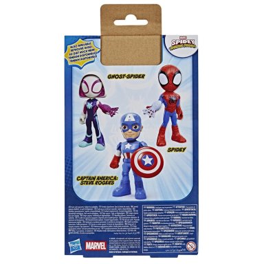 FIGURA DE ACCIÓN SPIDEY AND HIS AMAZING FRIENDS CAPITÁN AMÉRICA STEVE ROGERS - 4