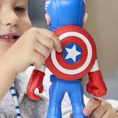 FIGURA DE ACCIÓN SPIDEY AND HIS AMAZING FRIENDS CAPITÁN AMÉRICA STEVE ROGERS - 8