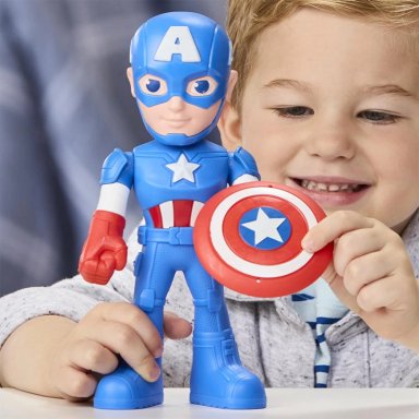 FIGURA DE ACCIÓN SPIDEY AND HIS AMAZING FRIENDS CAPITÁN AMÉRICA STEVE ROGERS - 9