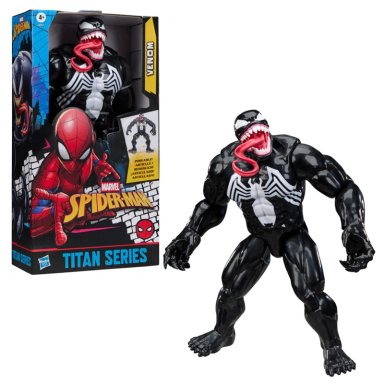FIGURA DE ACCIÓN SPIDER-MAN TITAN SERIES DELUXE VENOM - 1