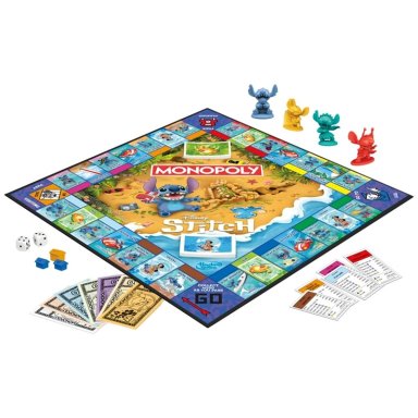 JUEGO DE MESA HASBRO GAMING MONOPOLY EDICIÓN DISNEY STITCH - 1