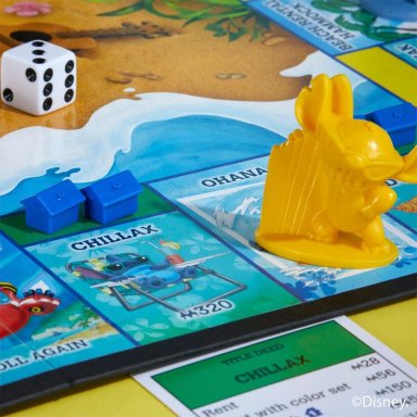 JUEGO DE MESA HASBRO GAMING MONOPOLY EDICIÓN DISNEY STITCH - 7