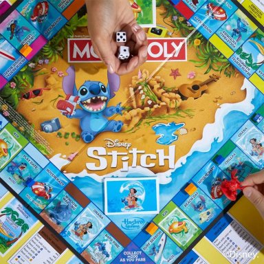 JUEGO DE MESA HASBRO GAMING MONOPOLY EDICIÓN DISNEY STITCH - 8