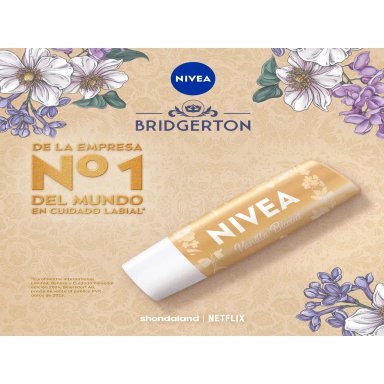 BÁLSAMO LABIAL NIVEA VANILLA BISCUIT EDICIÓN LIMITADA BRIDGERTON 4,8GR - 3