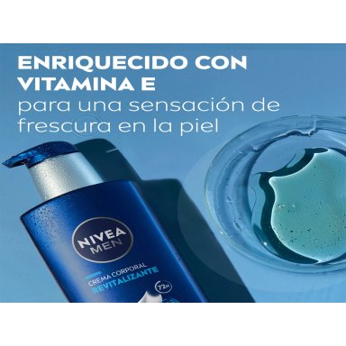 CREMA CORPORAL NIVEA MEN REVITALIZANTE 3EN1 PIEL NORMAL 500ML - 3