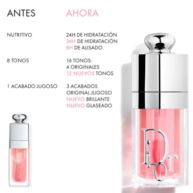 BRILLO LABIAL DIOR ADDICT LIP GLOW OIL 001 PINK 6ML - 6