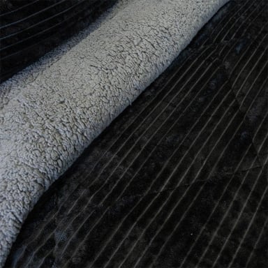 CUBRECAMA DORAL COTELONI SHERPA KING NEGRO - 3
