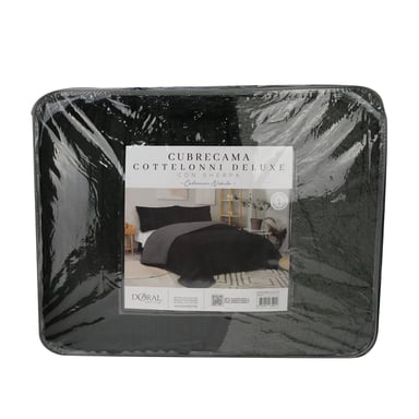 CUBRECAMA DORAL COTELONI SHERPA KING NEGRO - 4
