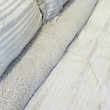CUBRECAMA DORAL COTELONI SHERPA SÚPER KING BEIGE - 3