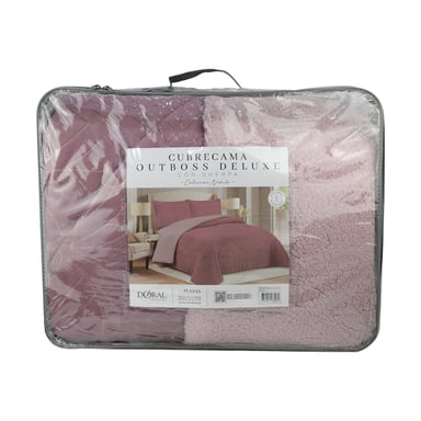 CUBRECAMA DORAL OUTBOSS SHERPA 2 PLAZAS ROSA - 4