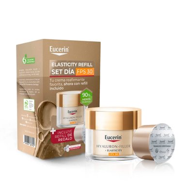 SET ANTI-EDAD EUCERIN RUTINA ELASTICITY FILLER REFILL 100ML - 1