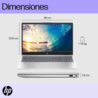NOTEBOOK HP 15-FD1255LA INTEL CORE ULTRA 5 16GB RAM 512GB SSD TOUCH 15.6” - 10
