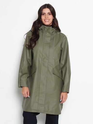 CHAQUETA MUJER WADOS IMPERMEABLE CAPUCHA Y BOLSILLOS - 2