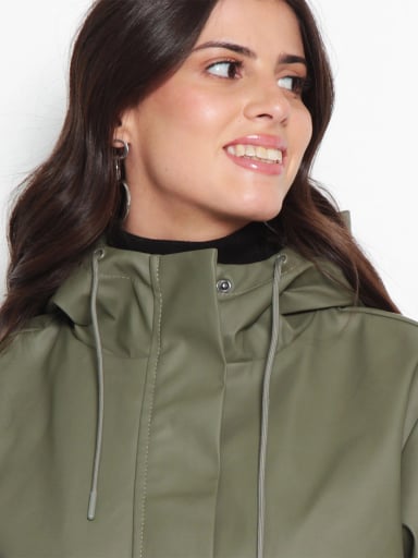 CHAQUETA MUJER WADOS IMPERMEABLE CAPUCHA Y BOLSILLOS - 6
