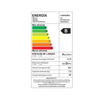 LAVADORA CARGA SUPERIOR LG WT21EGTX6 21KG GRAFITO - 11
