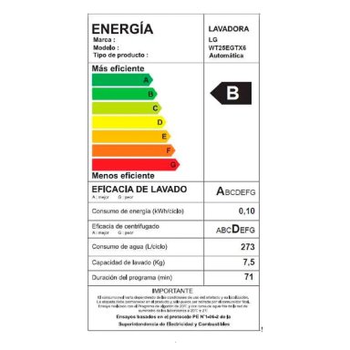 LAVADORA CARGA SUPERIOR LG WT25EGTX6 25KG GRAFITO - 14