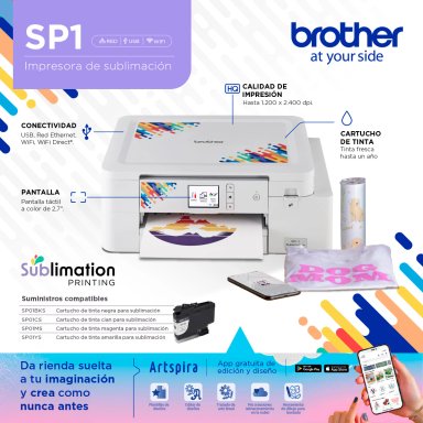 IMPRESORA SUBLIMACIÓN BROTHER SP1 - 5