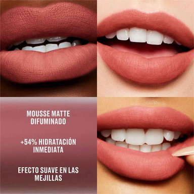 LABIAL LÍQUIDO MAC POWDER KISS LIP & CHEEK MOUSE OVER THE TAUPE 5ML - 3