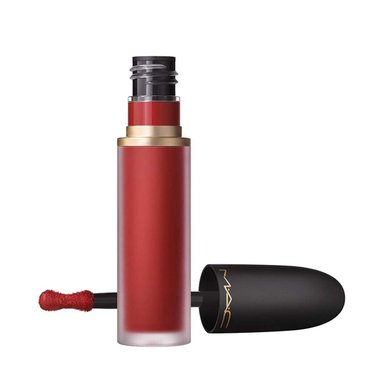 LABIAL LÍQUIDO MAC POWDER KISS LIP & CHEEK MOUSE RUBY BOO 5ML - 1