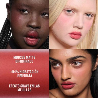 LABIAL LÍQUIDO MAC POWDER KISS LIP & CHEEK MOUSE RUBY BOO 5ML - 3