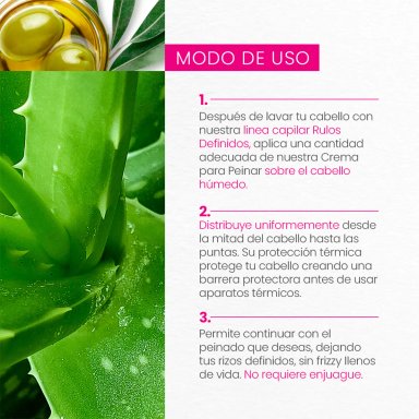 ESTUCHE CAPILAR NATURALOE RULOS DEFINIDOS GEL 200ML+CREMA DE PEINAR 250ML - 5