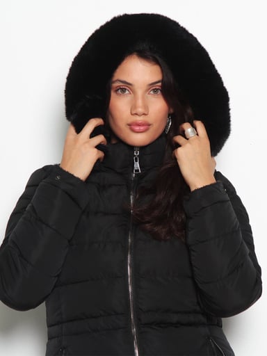 PARKA MUJER WADOS MANGA LARGA CAPUCHA Y CIERRE - 6