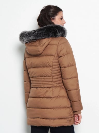 PARKA MUJER WADOS MANGA LARGA CAPUCHA Y CIERRE - 4
