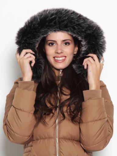PARKA MUJER WADOS MANGA LARGA CAPUCHA Y CIERRE - 6