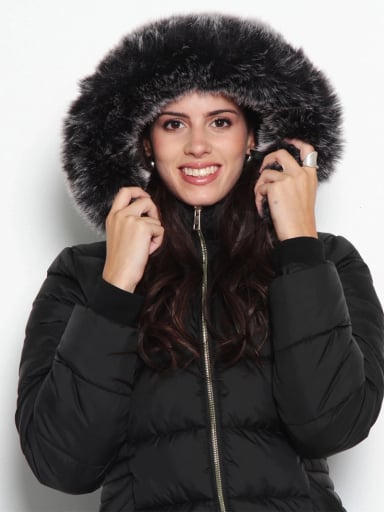 PARKA MUJER WADOS MANGA LARGA CAPUCHA Y CIERRE - 6