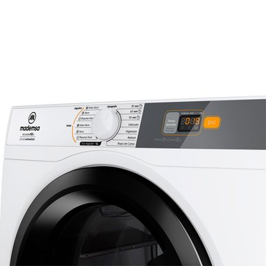 SECADORA DE ROPA POR VENTILACIÓN MADEMSA 9DBZG PRO 9KG BLANCO - 5