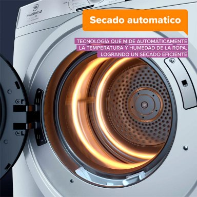 SECADORA DE ROPA POR VENTILACIÓN MADEMSA 9DBZG PRO 9KG BLANCO - 8
