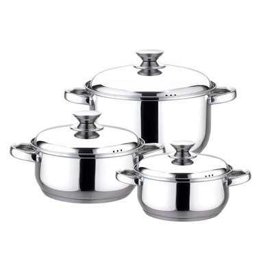 PACK FANTUZZI OLLA A PRESIÓN 6 LITROS COMPREZZO + BATERÍA DE COCINA 6 PIEZAS PAVIA - 5