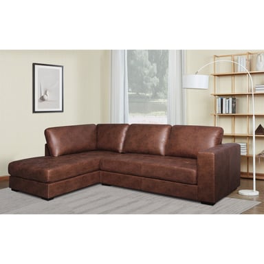 SOFA SECCIONAL IZQUIERDO RIPLEY HOME MINI PIRLO CHOCOLATE 4C - 1