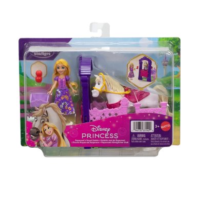 MUÑECA DISNEY PRINCESAS ESTABLO CON CABALLO - 5