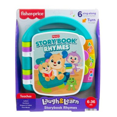 JUGUETE FISHER PRICE LIBRO CUENTOS Y RIMAS - 1