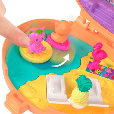 MUÑECA POLLY POCKET OSITO DE PELUCHE JUEGO COMPACTO - 5